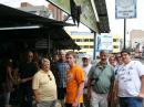 A few of the members outside the market.